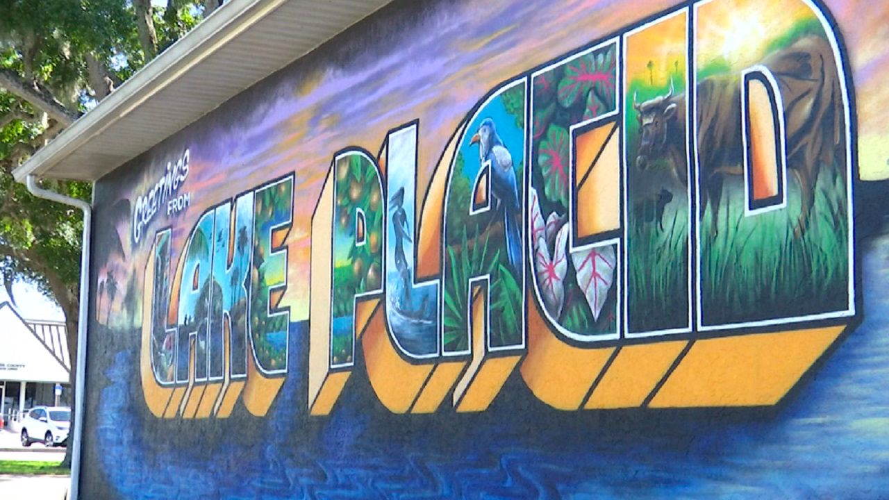 Greetings from Lake Placid mural